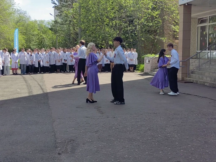 Помним. Гордимся. Чтим: День Победы в Омском областном медицинском колледже. 7