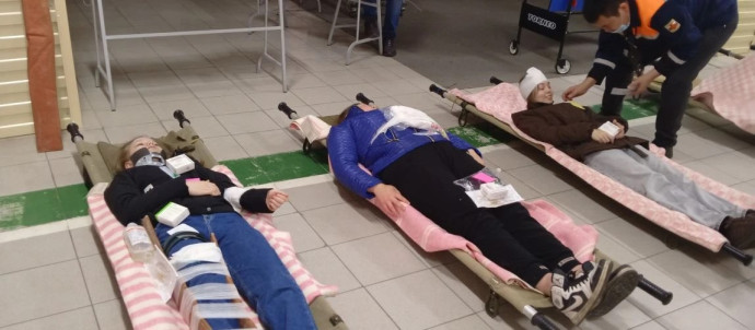 Студенты Медицинского колледжа стали частью масштабных соревнований по ЧС 3